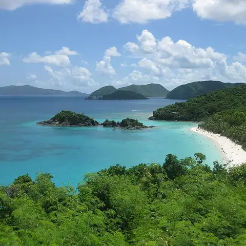 U.S. Virgin Islands, Trunk Bay, St. John